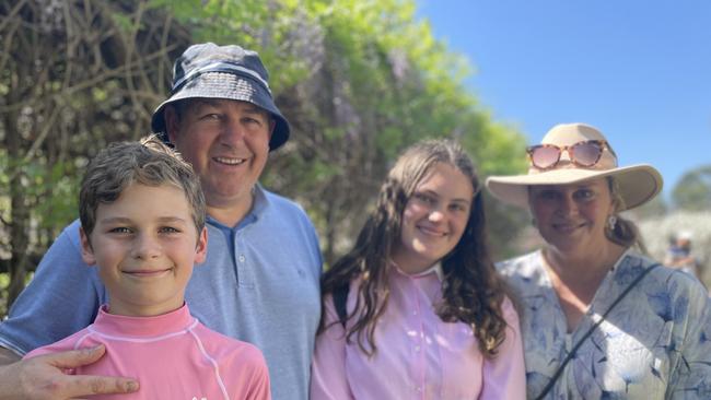 Gareth and Leonie Dyer with their children Menzies and Florence of Holroyd.