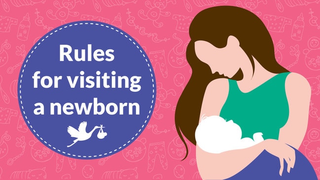 Newborn Babies and their parents may need some extra consideration from family and friends. Here are some rules to follow when visiting  a household with a newborn.