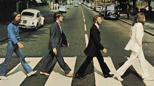 Cover of 50th anniversary edition of the Beatles' Abbey Road, pic EMI