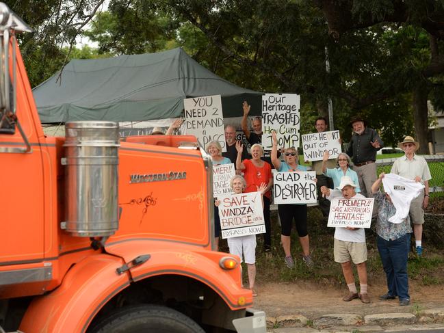 Ordinary men and women were willing to stand in the way of the bulldozers to protect the heritage of the town. Picture: Jeremy Piper