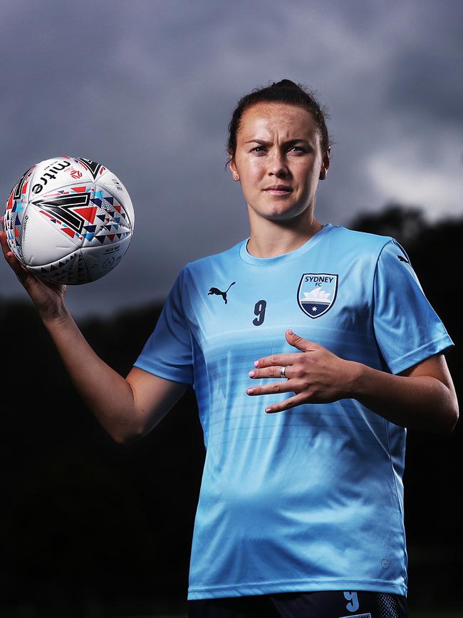 Footballer Caitlin Foord. Picture: Phil Hillyard