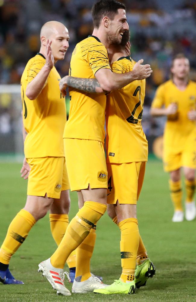 Martin Boyle kept the smiles on the Socceroos’ faces with his performance.