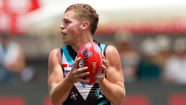 Dan Houston of the Power during the round 11 match at Jiangwan Stadium. Picture: Michael Willson/AFL Photos