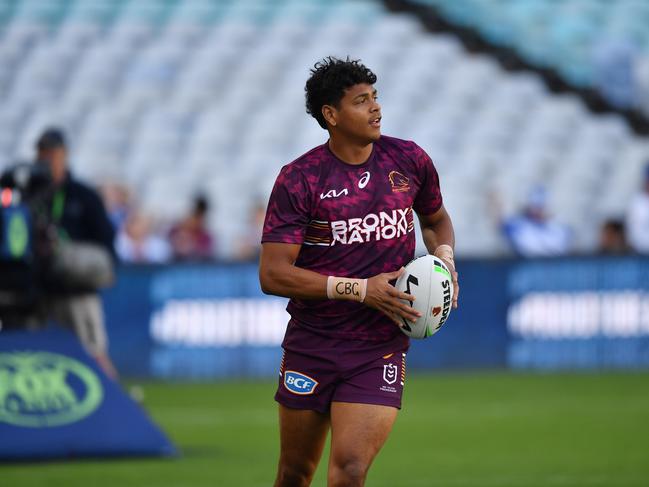 Brisbane Broncos teen sensation Selwyn Cobbo admits he is burnt out after a big year. Picture NRL photos