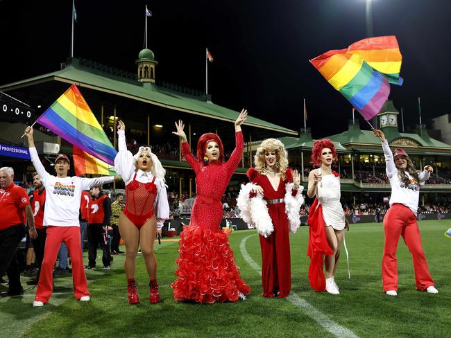 The 2023 Pride Game between Sydney and St. Kilda. Picture: Phil Hillyard