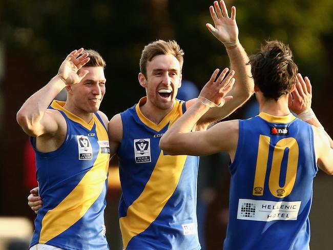 Williamstown players go into the VFL finals as premiership favourites. Picture: Getty Images