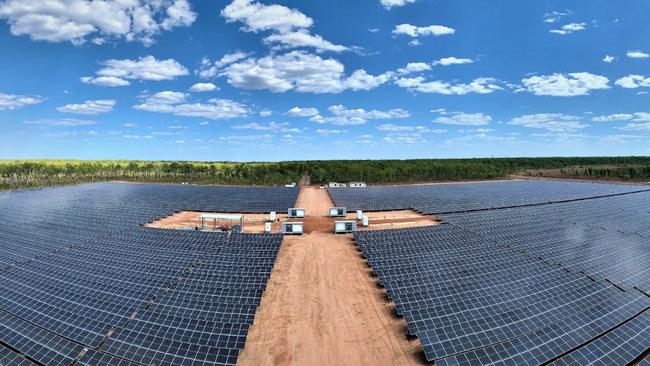 Robertson Barracks' solar farm will produce up top 40 per cent of the Barracks' energy needs by the end of 2023.