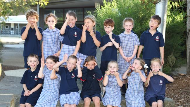 St Therese Catholic Primary School 2025 Foundation MC front Carter Walker, Finley Moody, Poppy Raidme, George Hipwell, Rosie Gosling, Peggy Creasey, Ted Walker. Back August Grocke, Matilda Gray, Zinnia Hogan, Leni Chivers, Jacob McIntosh, Wini Lewis, Sully Kentish