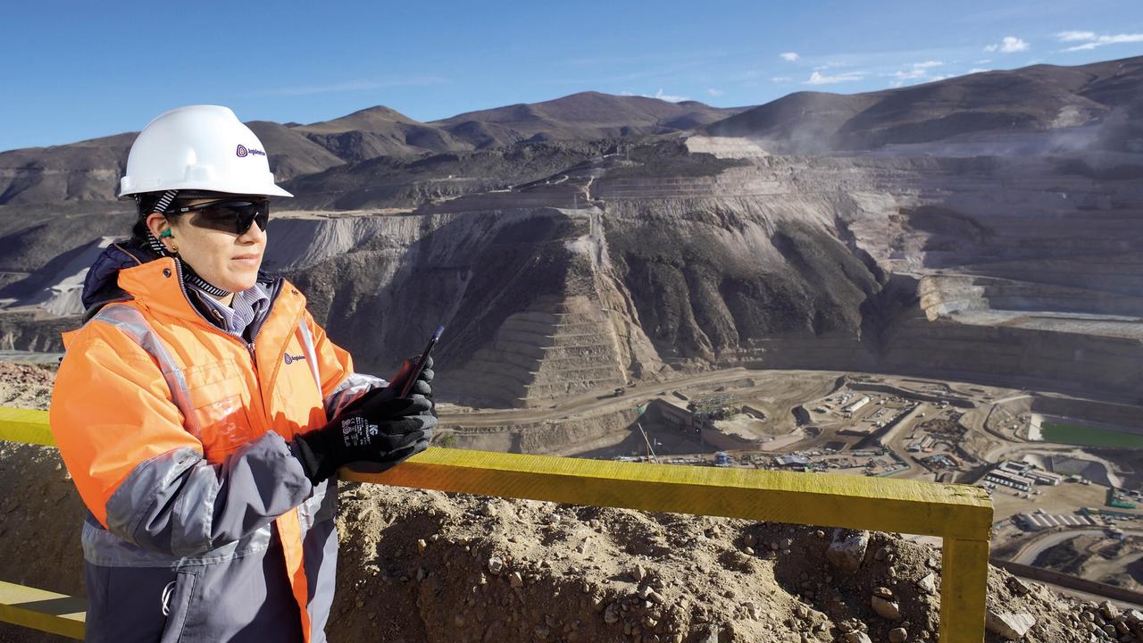 Anglo American’s Quellaveco copper mine in Peru. Picture: Anglo American