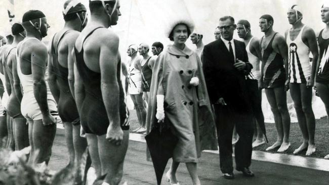 Queen Elizabeth II during her time on the Gold Coast in 1963.