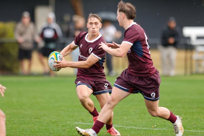 Blake Miller in action for Queensland at the 2024 Australian Schools Rugby Championship. Picture: Rachel Wright.