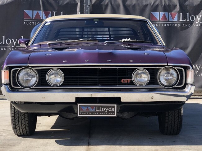 11973 Ford Falcon XA GT RPO 83 sedan headed to auction.