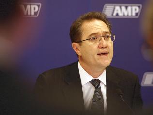 Craig Dunn, AMP Chief Executive, giving the full year profit results / James Croucher