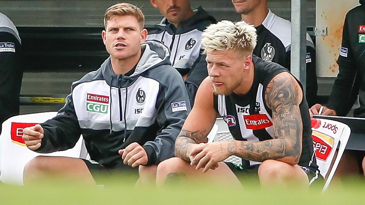 Taylor Adams finished the match on the bench. Picture: Getty Images