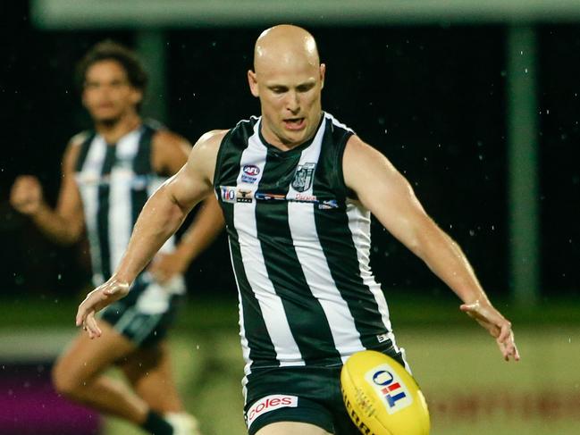 Gary Ablett Jr made his NTFL debut in Round 8 against St Mary’s. Picture: Glenn Campbell.