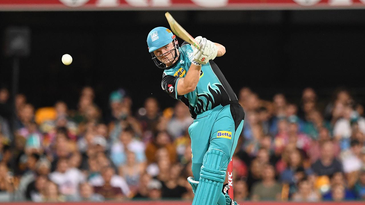 Max Bryant smashes a boundary. Photo: Dave Hunt/AAP Image. 