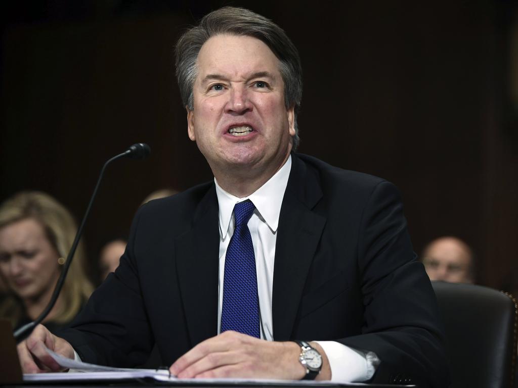 Supreme Court nominee Brett Kavanaugh faces ongoing questions about an alleged sexual assault at a high school party. Picture: AP