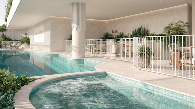 The lifestyle in demand includes amenities like this at Radia, Rainbow Bay, Southern Gold Coast.