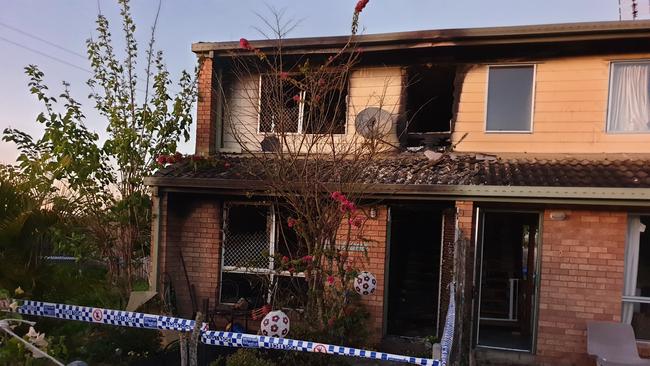 A Gympie unit was gutted by fire in the early hours of Tuesday morning.