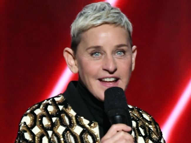 LOS ANGELES, CALIFORNIA - JANUARY 26: Ellen DeGeneres speaks onstage during the 62nd Annual GRAMMY Awards at STAPLES Center on January 26, 2020 in Los Angeles, California. (Photo by Kevin Winter/Getty Images for The Recording Academy )