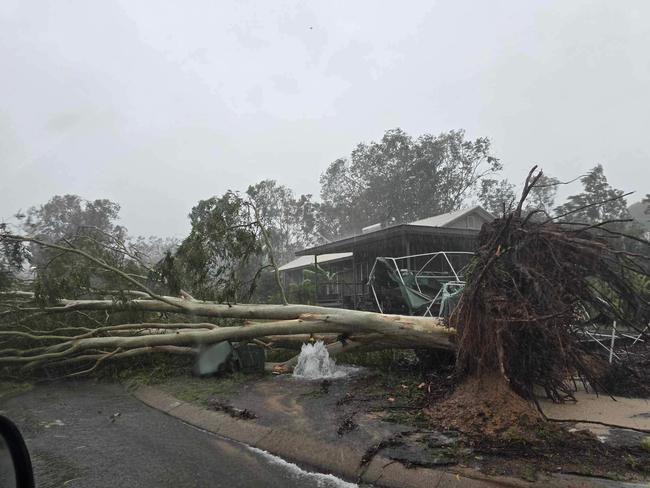 A Gemco employee said Groote Eylandt and the mine site had been "severely damaged" by tropical cyclone Megan.