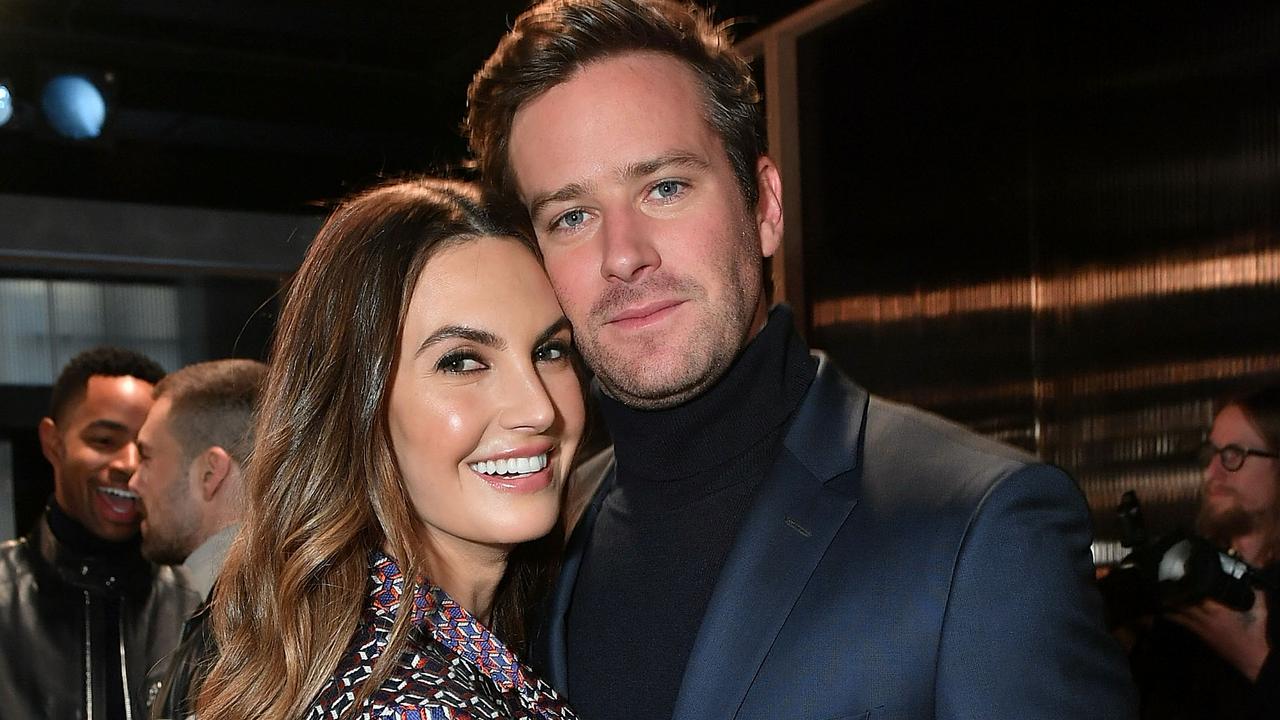 Hammer’s ex-wife Elizabeth Chambers is said to be shocked by the allegations against him. Picture: Mike Coppola/Getty Images