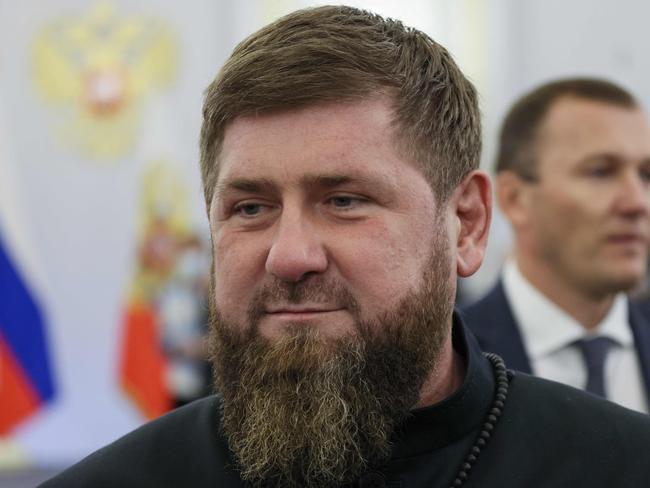 Chechnya leader Ramzan Kadyrov has said he supports Vladimir Putin’s use of nuclear weapons to defend captured Russian territory in Ukraine. Picture: AFP