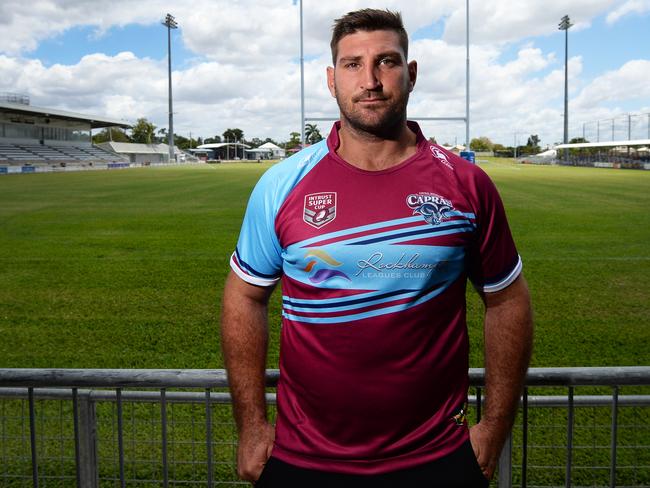 Dave Taylor has signed a two year contract to play with the Capras. Picture: Chris Ison.