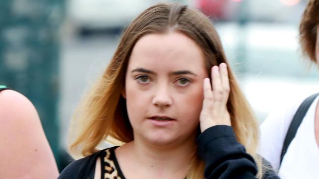 Samantha Anne Stephenson outside Liverpool Court. Picture: AAP/Angelo Velardo