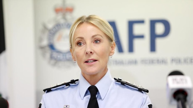 AFP Assistant Commander Kirsty Schofield. Picture: Richard Dobson