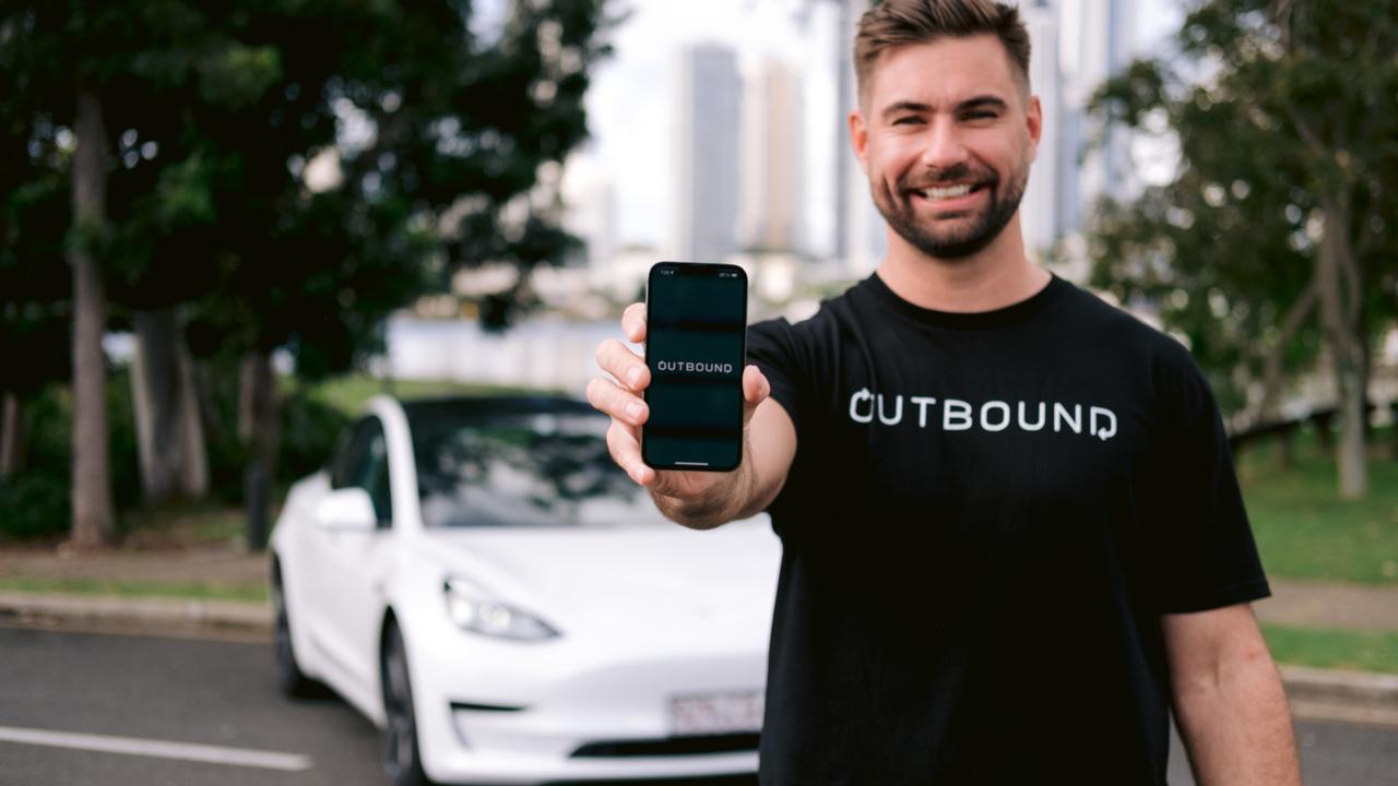 Outbound CEO Luke Rust said the Teslas cater to those who “value both luxury and environmental responsibility”. Picture: Outbound.