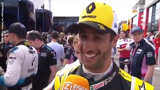 Daniel Ricciardo 'forgets' he was racing Romain Grosjean