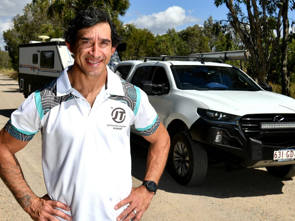 League legend Johnathan Thurston is a proud backer of the campaign. Picture: Evan Morgan