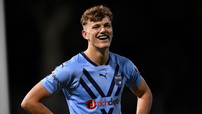 Dolphins youngster Jack Bostock playing for the NSW under-19s. NRL Imagery