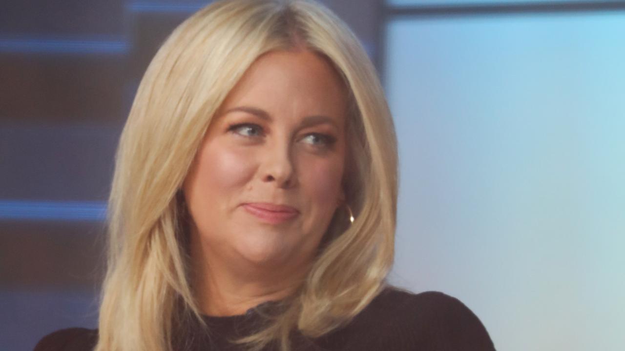 Sam Armytage during her final episode of Sunrise. Picture: John Grainger