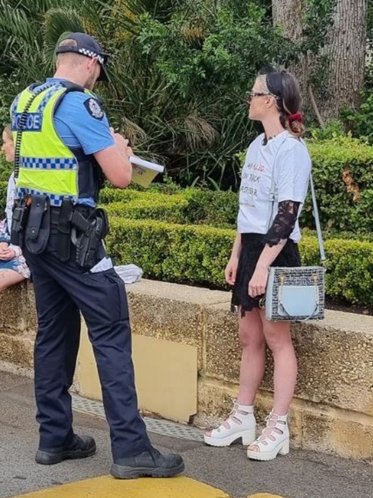 Vegan activist Tash Peterson storms Ascot Racecourse on Melbourne Cup Day