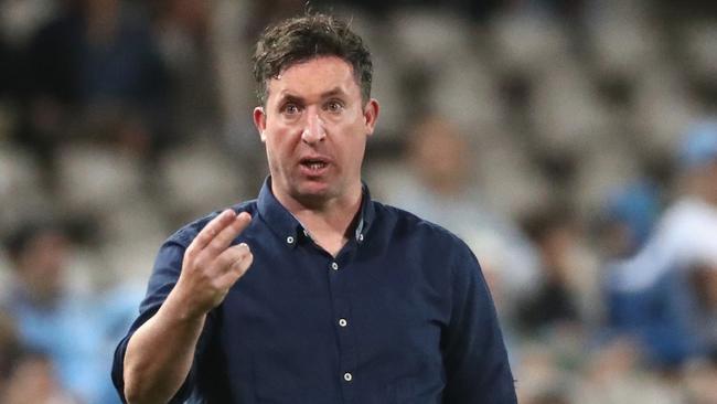 Roar coach Robbie Fowler has warned his players that there must be a ‘reaction’ from the player group after their limp loss to Sydney FC. Picture: AAP Image/Jeremy Ng