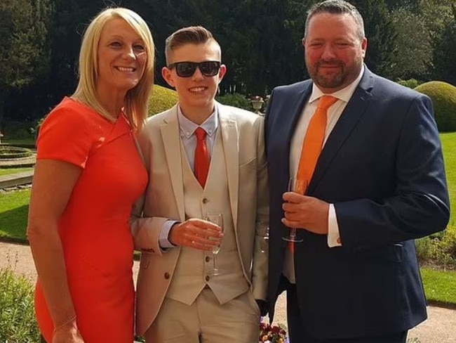 The couple's son Lewis, 21, has also been orphaned. Picture: Facebook