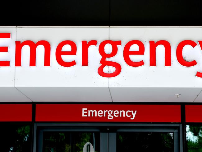 ADELAIDE, AUSTRALIA - NewsWire Photos 5, May, 2023: 2023 Budget generics: Hospital emergency signage at the Royal Adelaide Hospital.  Picture: NCA NewsWire / Kelly Barnes