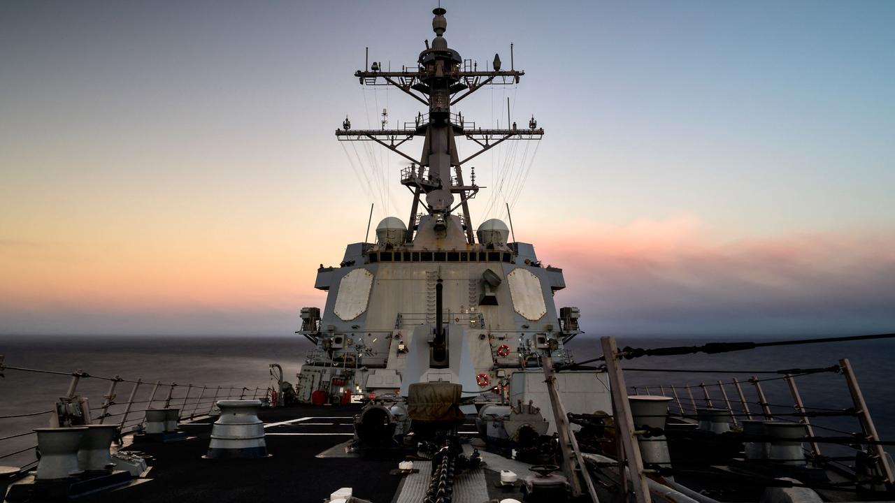 The US destroyer USS Chung-Hoon was nearly hit by a Chinese destroyer. Picture: Devin M. Langer/US Navy/AFP