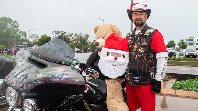 Kevan Pendlebury joined Darwin's motorbike community at the NT Motorcycle Centre to raise money and awareness for the Salvation Army's annual Christmas Toy Ride. Picture: Pema Tamang Pakhrin