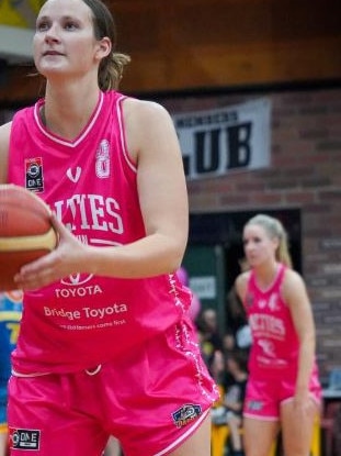 Chelsea Brook was lethal from outside the arc against the Brisbane Capitals. Picture: Darwin Salties.