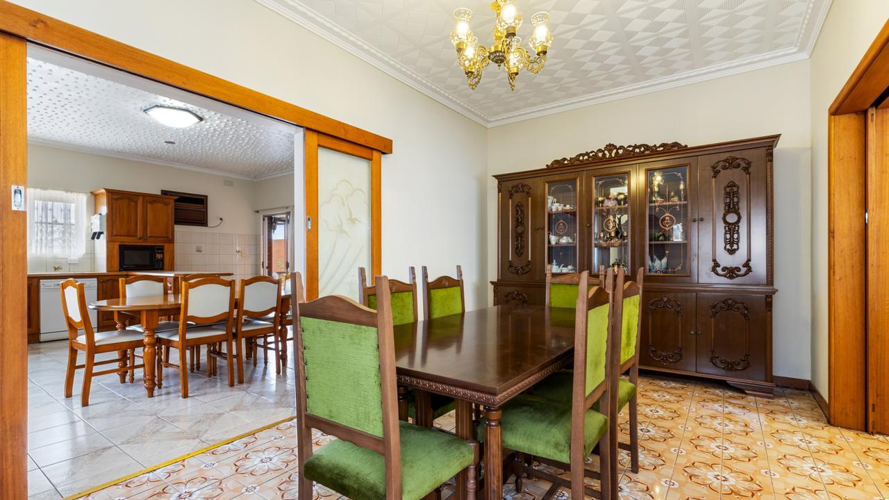 The original furniture inside the house remains in immaculate condition.