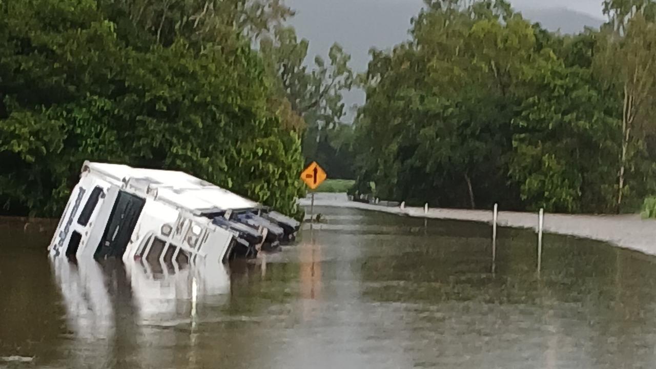 ‘It’s crap’: Bruce Highway backlash as truck rolls in floods