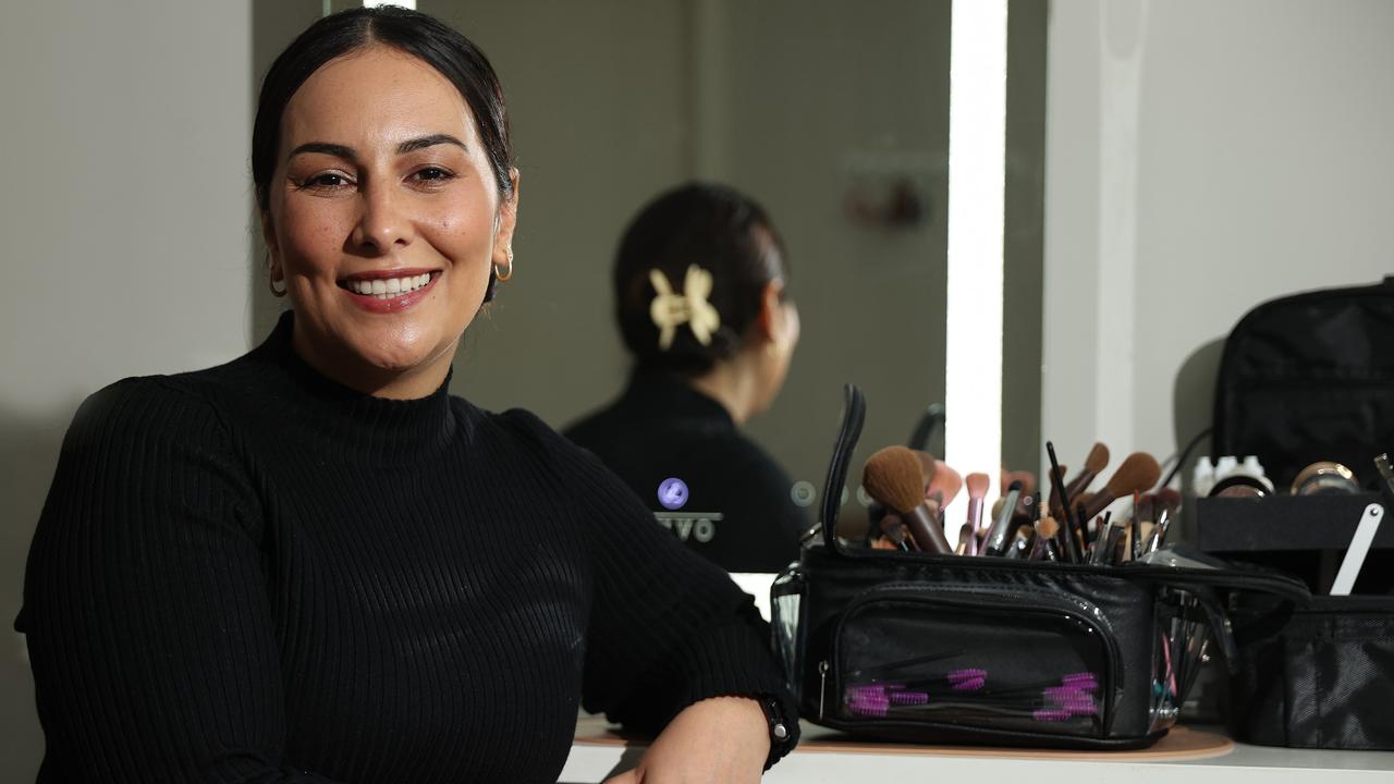 Sandra Tomasevic, of Sandra Tomasevic Makeup Artistry, was voted the best makeup artist in the 2023 formal guide. Picture: Alison Wynd