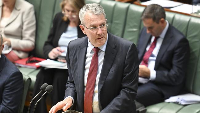 Attorney-General Mark Dreyfus the government register ‘disrupts black market sales’. Picture: NewsWire / Martin Ollman