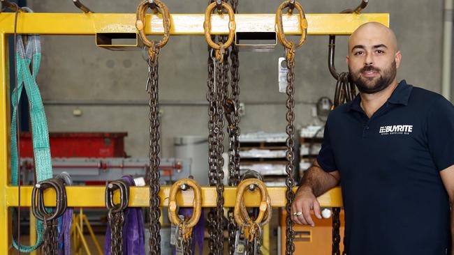 Ben O'Bryan heads up Buyrite Steel Qld, which supplies steel and Australian-made mesh for concrete reinforcement. Picture: Tertius Pickard