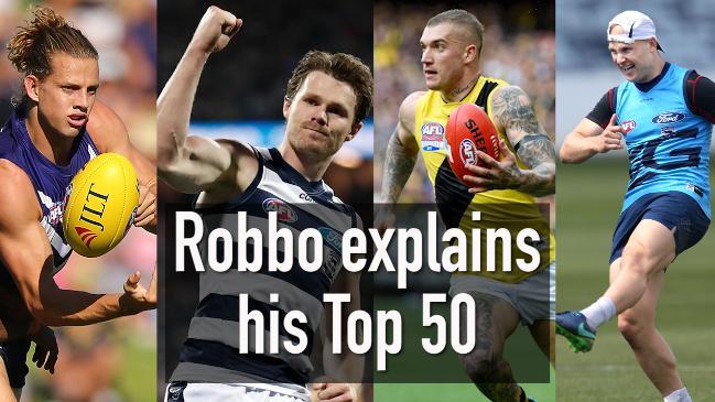 Robbo explains his Top 50