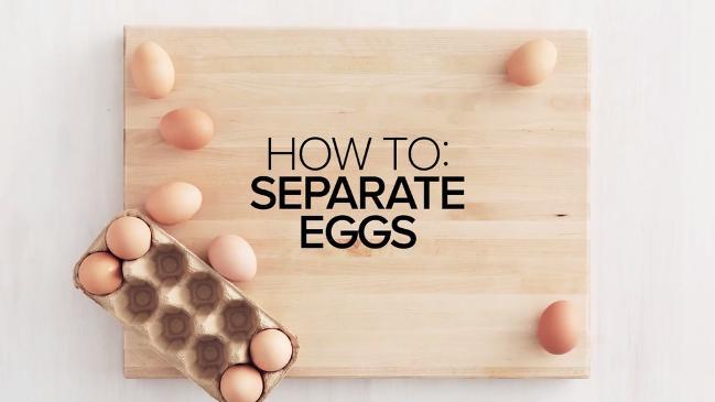 How to separate eggs