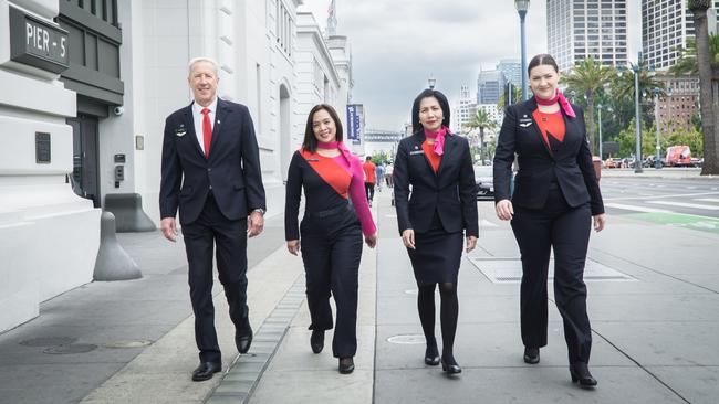 The Australian Services Union wants more flexibility in the uniform requirements for Qantas cabin crew.